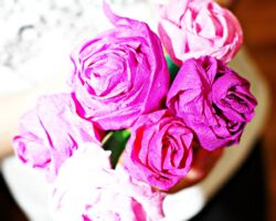 I DZIEŃ FERII - KWIATY Z BIBUŁY